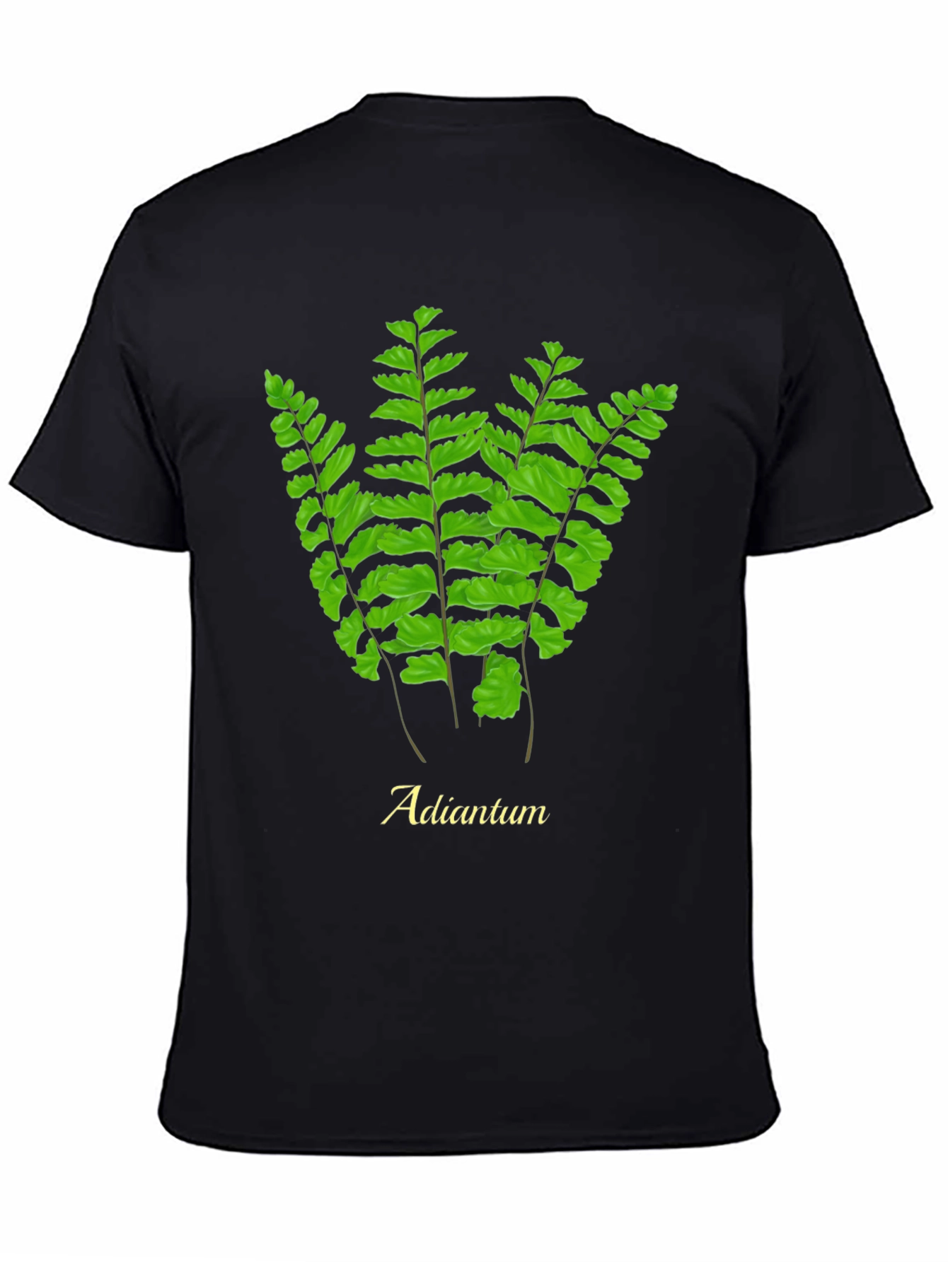 Adiantum Fern Graphic Tee - Nature Lovers T-Shirt