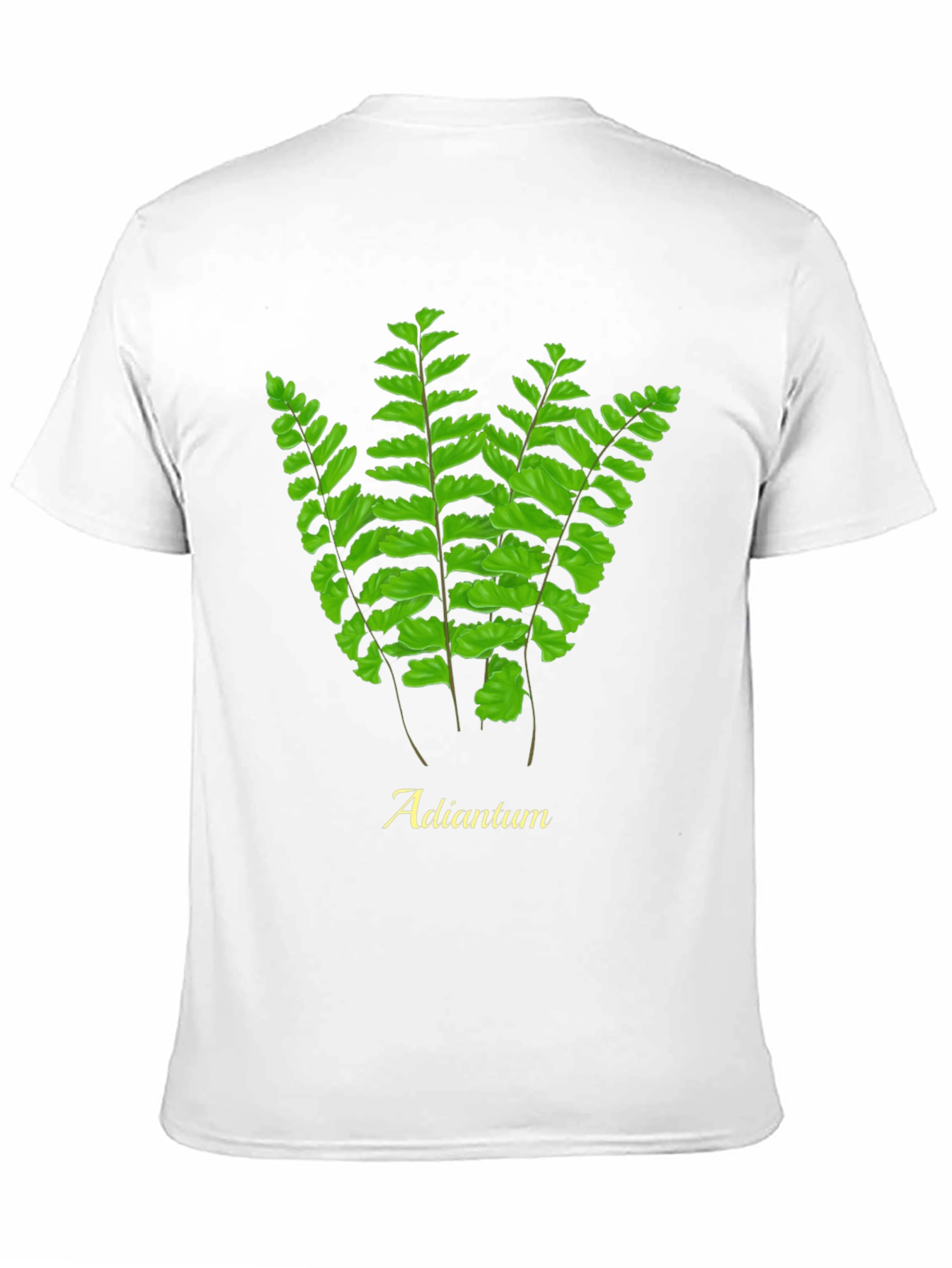Adiantum Fern Graphic Tee - Nature Lovers T-Shirt
