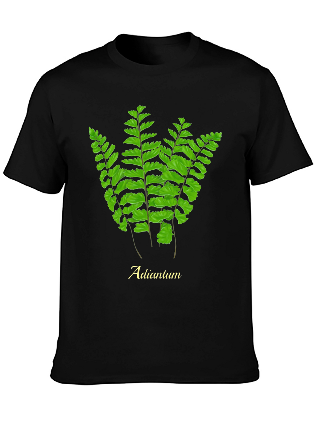Adiantum Fern Graphic Tee - Nature Lovers T-Shirt