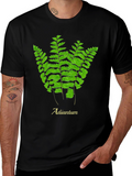 Adiantum Fern Graphic Tee - Nature Lovers T-Shirt