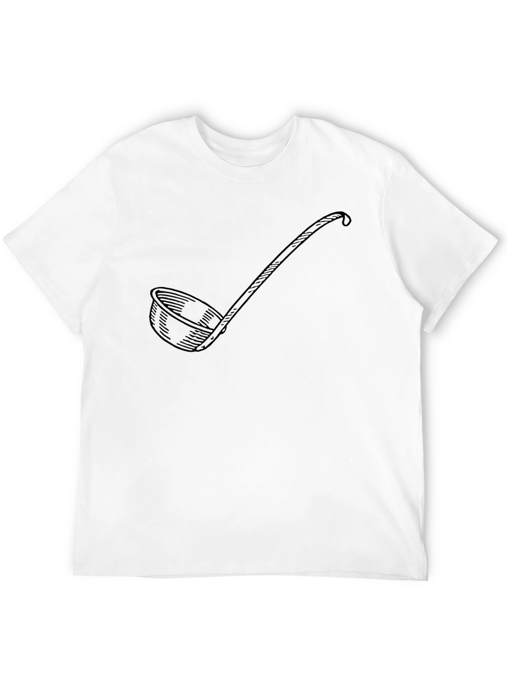Soup Ladle Graphic Black T-Shirt - Funny Kitchen Gift