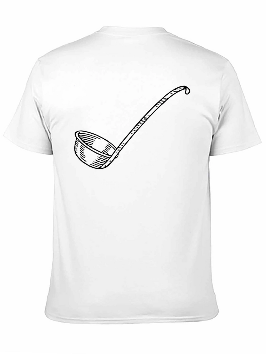 Soup Ladle Graphic Black T-Shirt - Funny Kitchen Gift