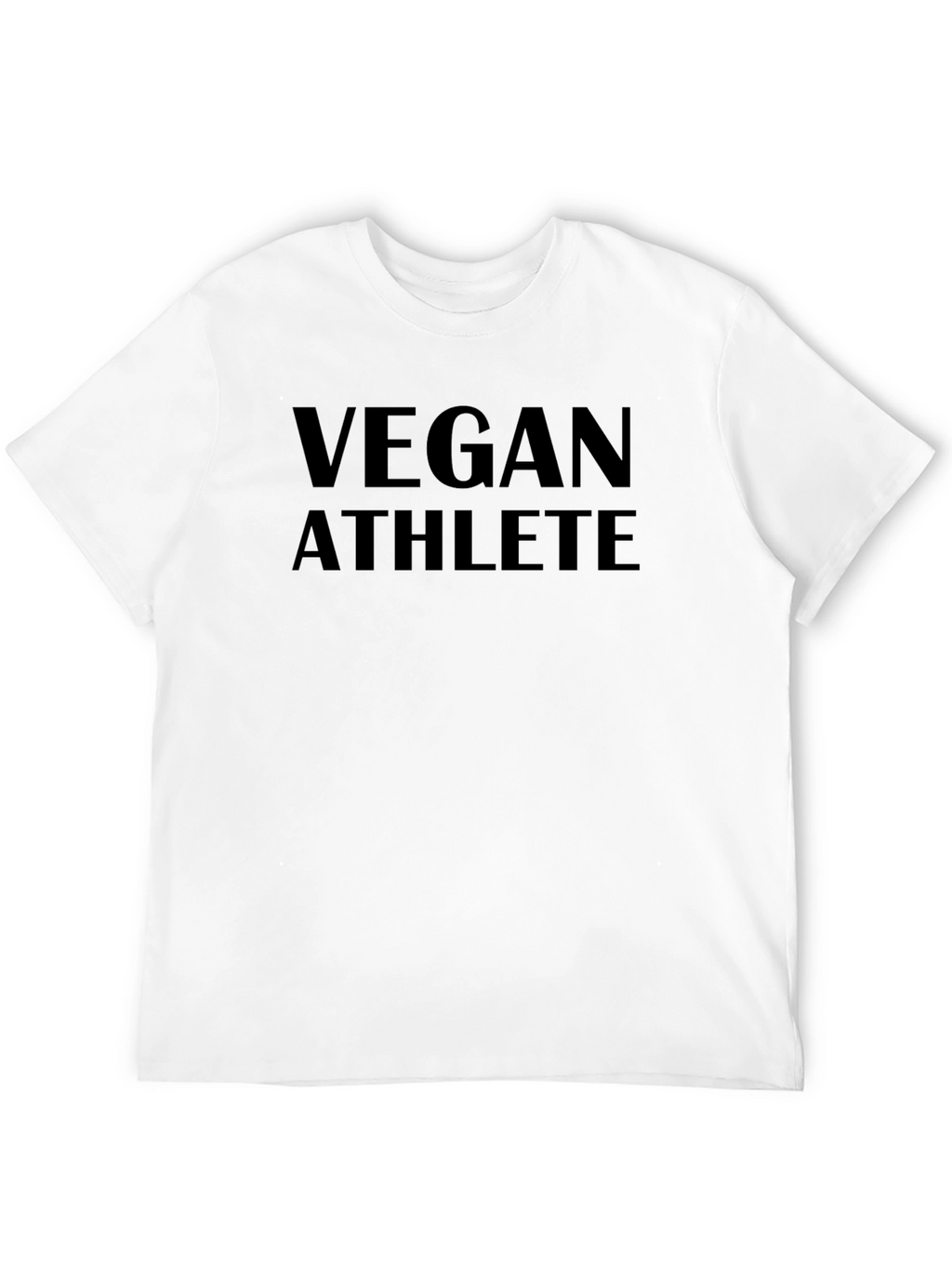 Vegan Athlete Black T-Shirt