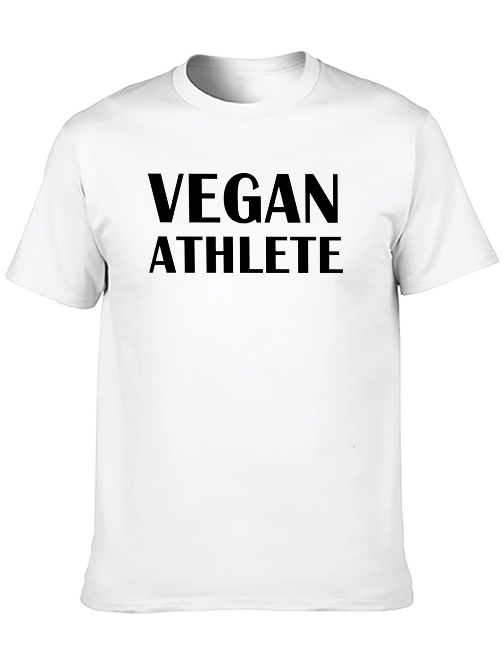 Vegan Athlete Black T-Shirt