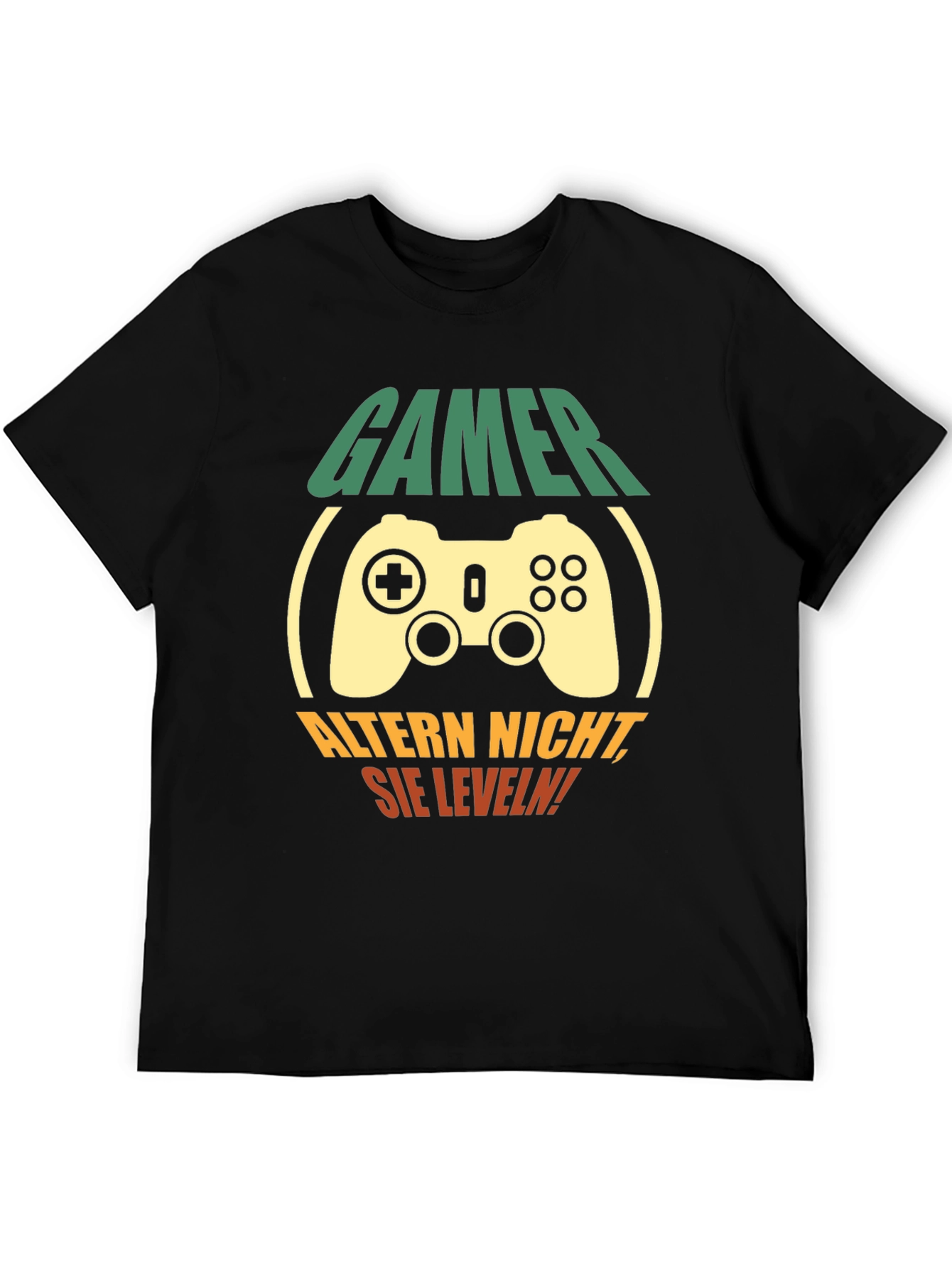 Gamer Level Up T-Shirt - Black Cotton Tee