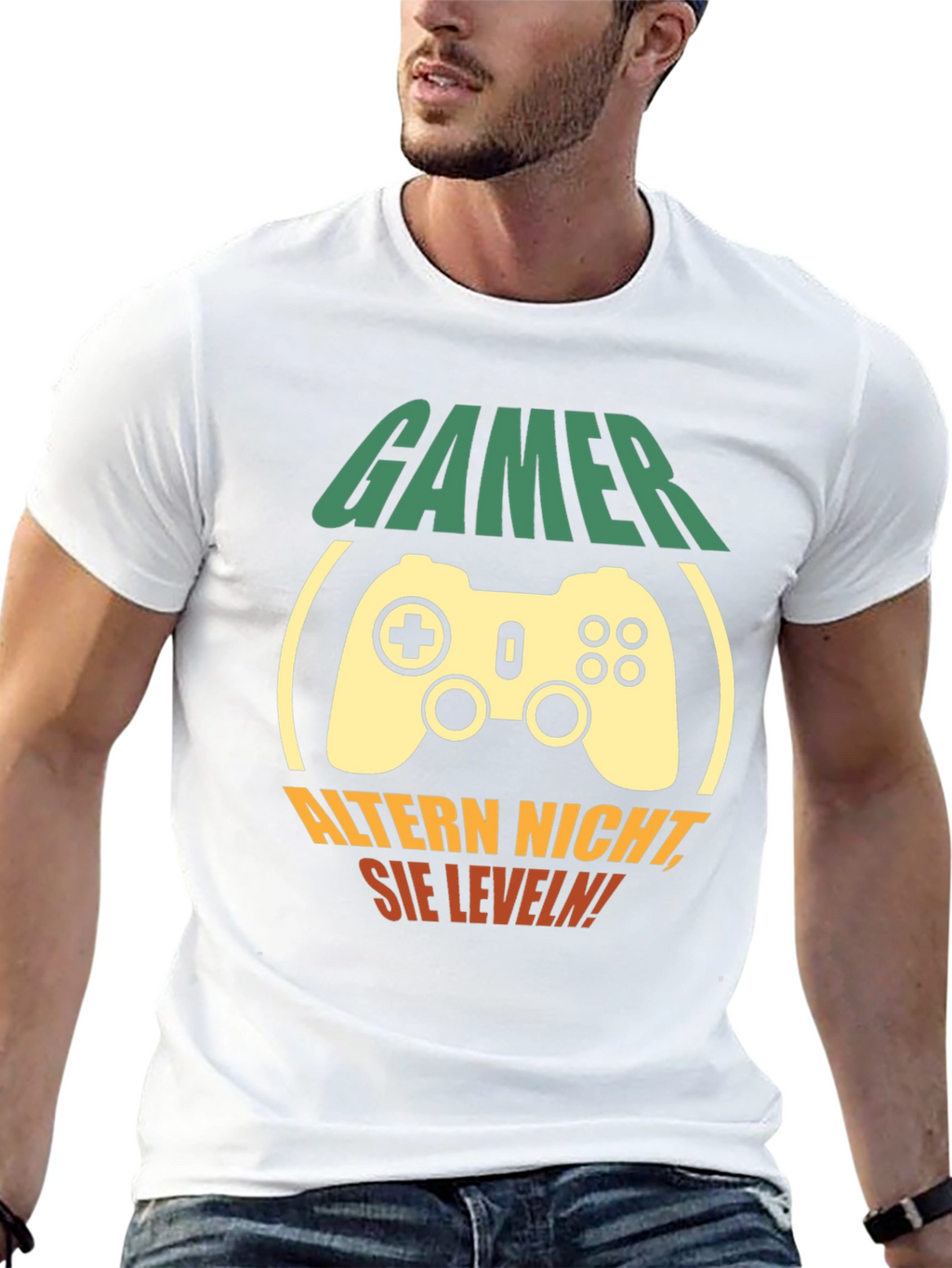 Gamer Level Up T-Shirt - Black Cotton Tee
