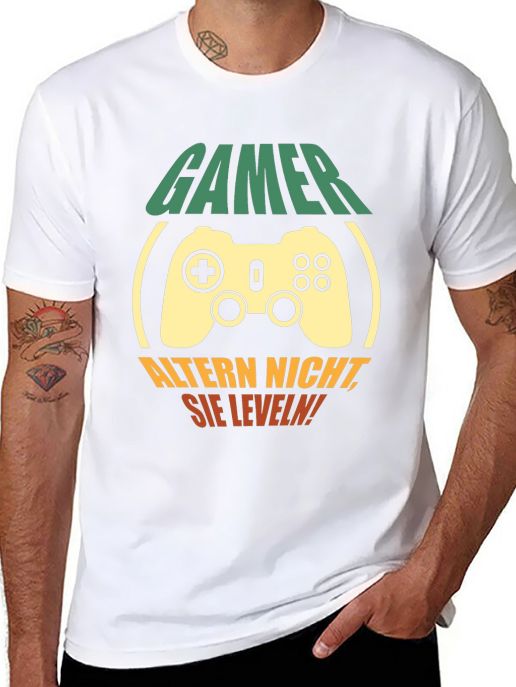 Gamer Level Up T-Shirt - Black Cotton Tee