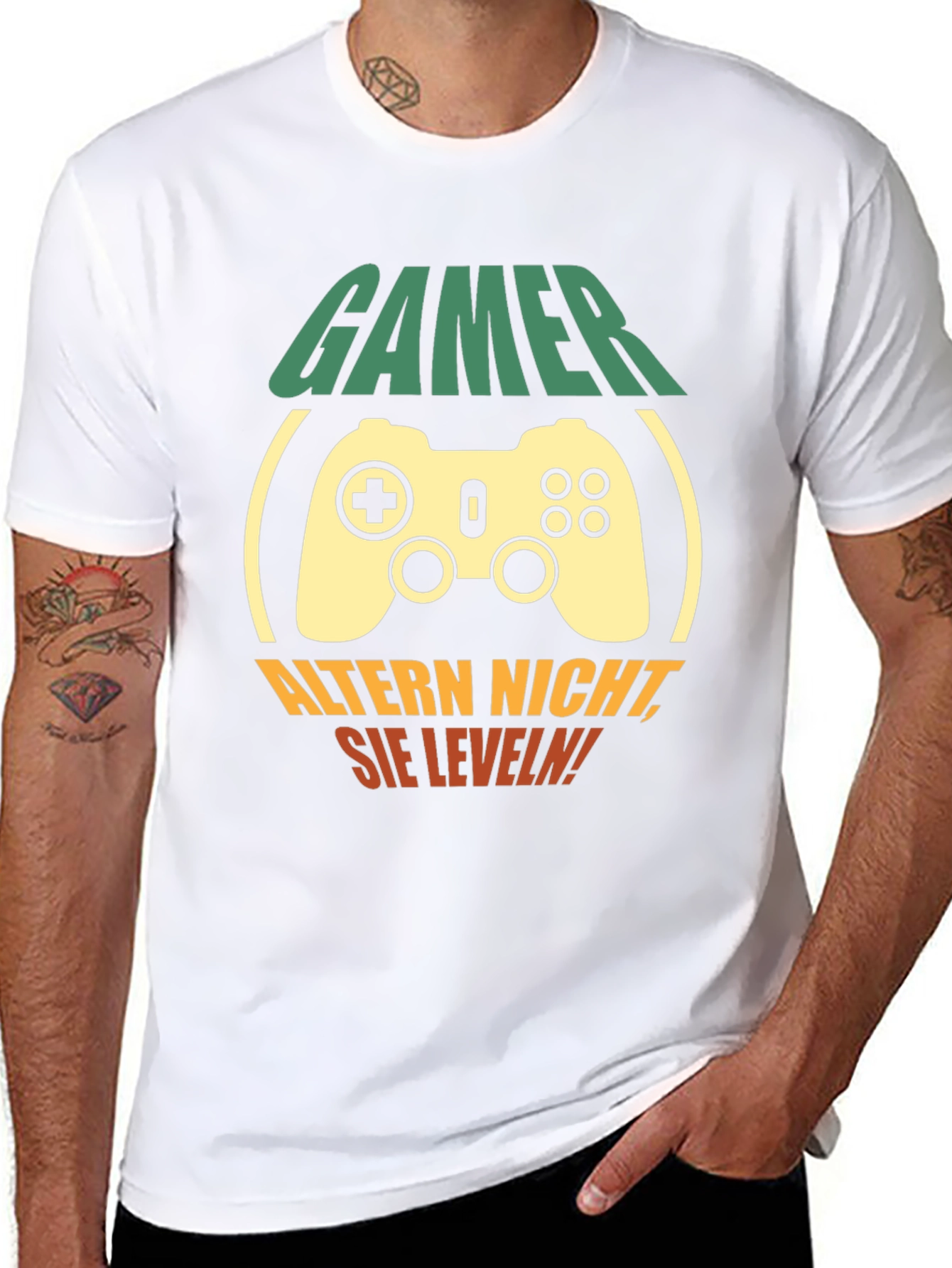 Gamer Level Up T-Shirt - Black Cotton Tee