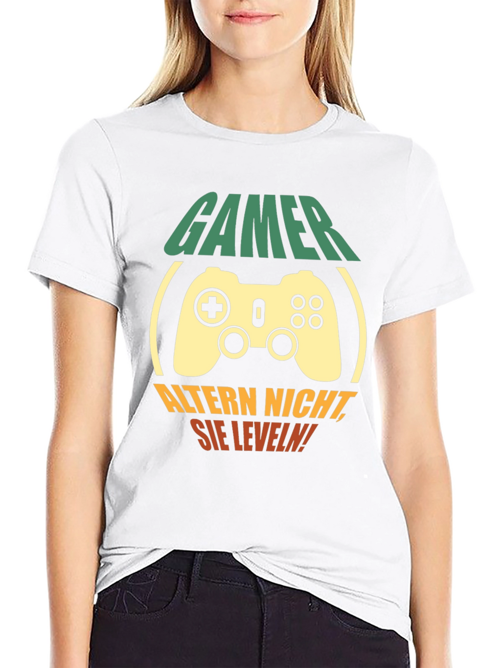 Gamer Level Up T-Shirt - Black Cotton Tee