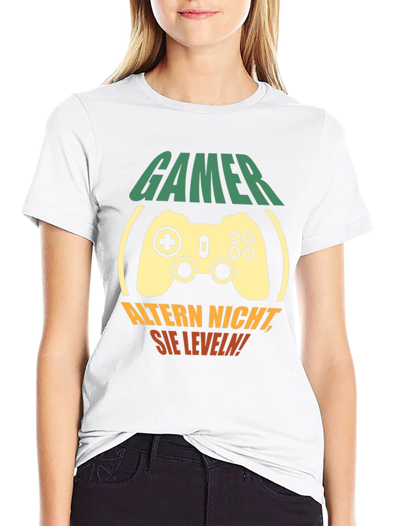 Gamer Level Up T-Shirt - Black Cotton Tee