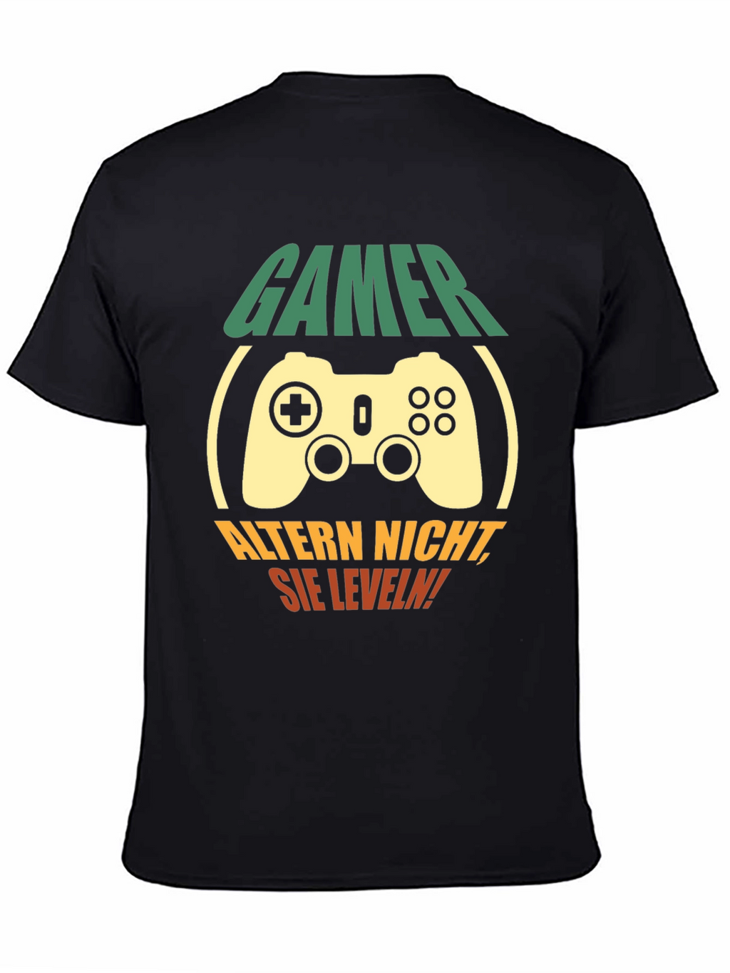 Gamer Level Up T-Shirt - Black Cotton Tee