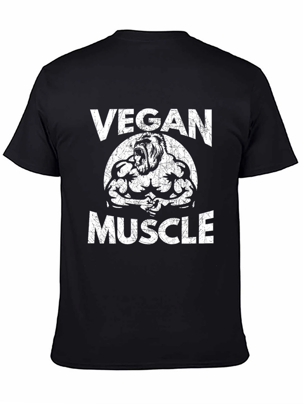 Vegan Muscle T-Shirt - Gorilla Design