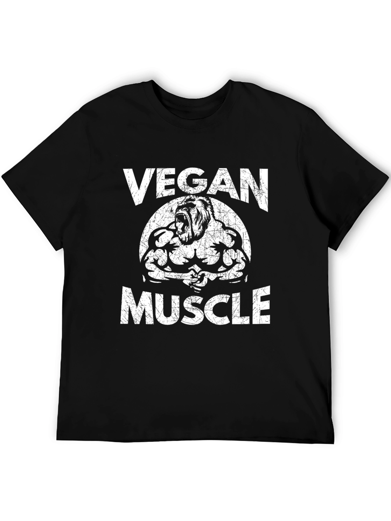 Vegan Muscle T-Shirt - Gorilla Design