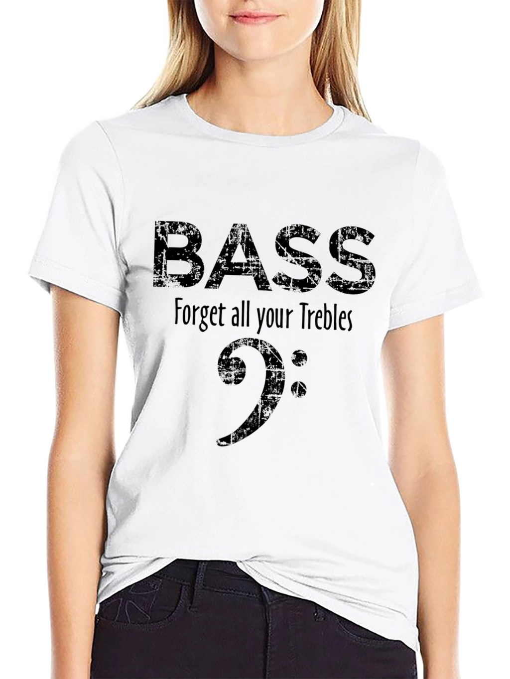 Bass Forget Trebles Shirt - Music Lover Tee