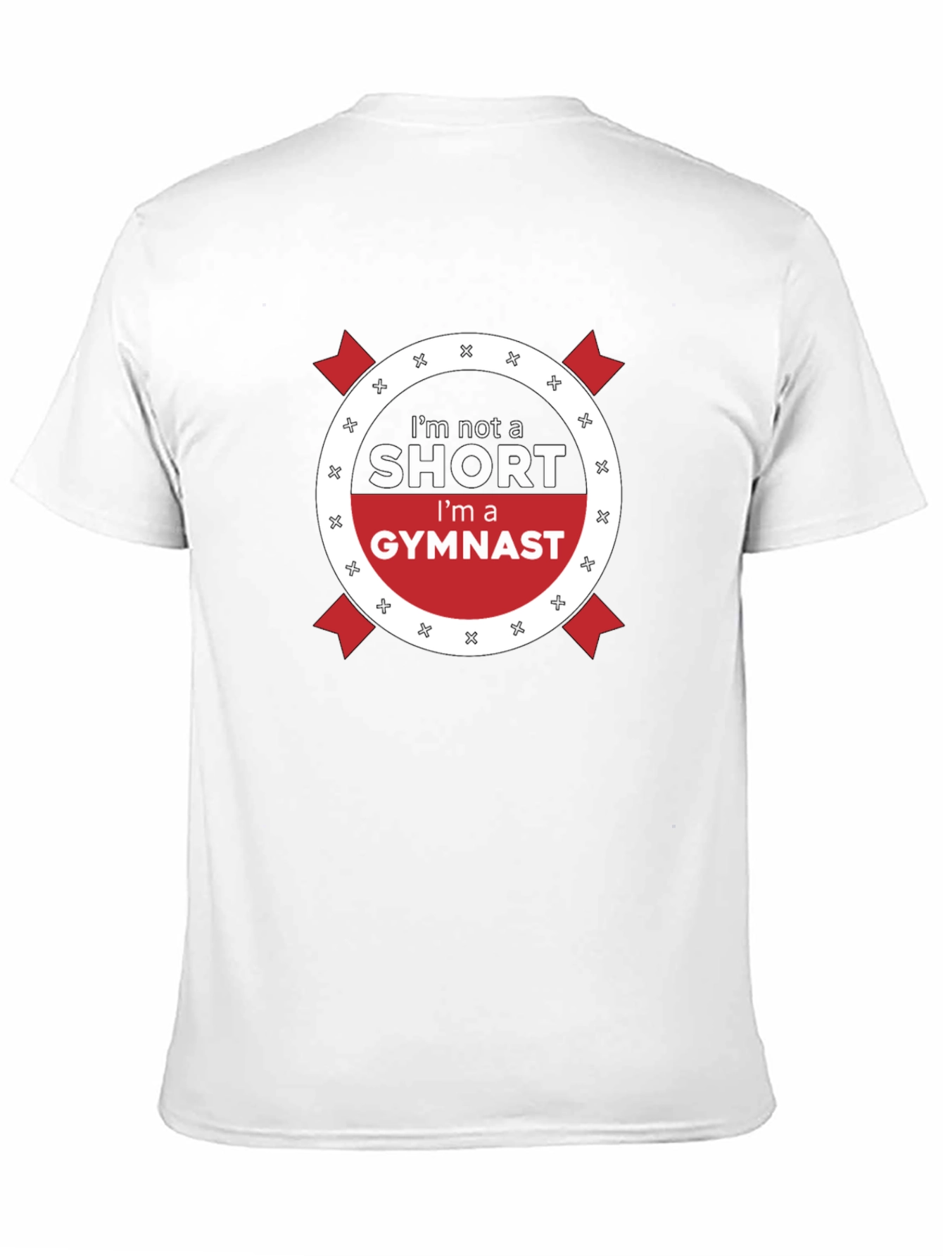 Im Not a Short Gymnast T-Shirt - Black