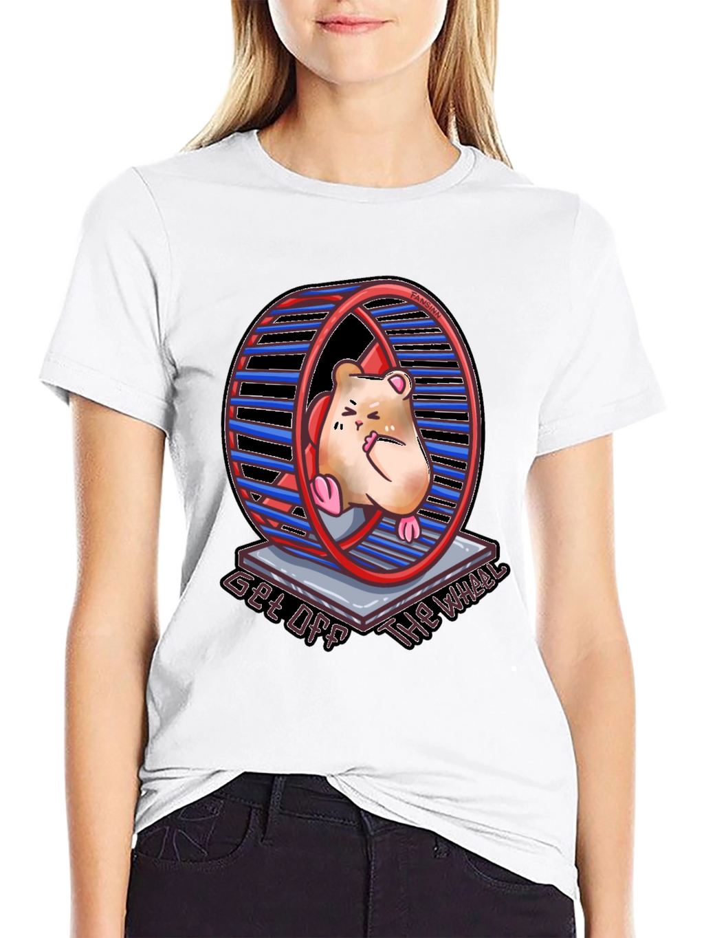 Get Off the Wheel Hamster T-Shirt