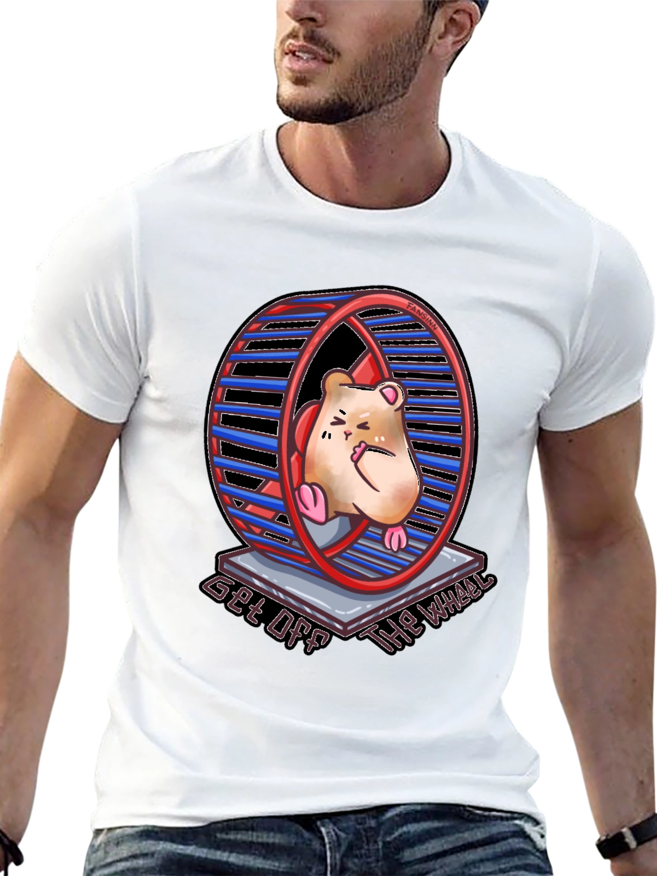 Get Off the Wheel Hamster T-Shirt
