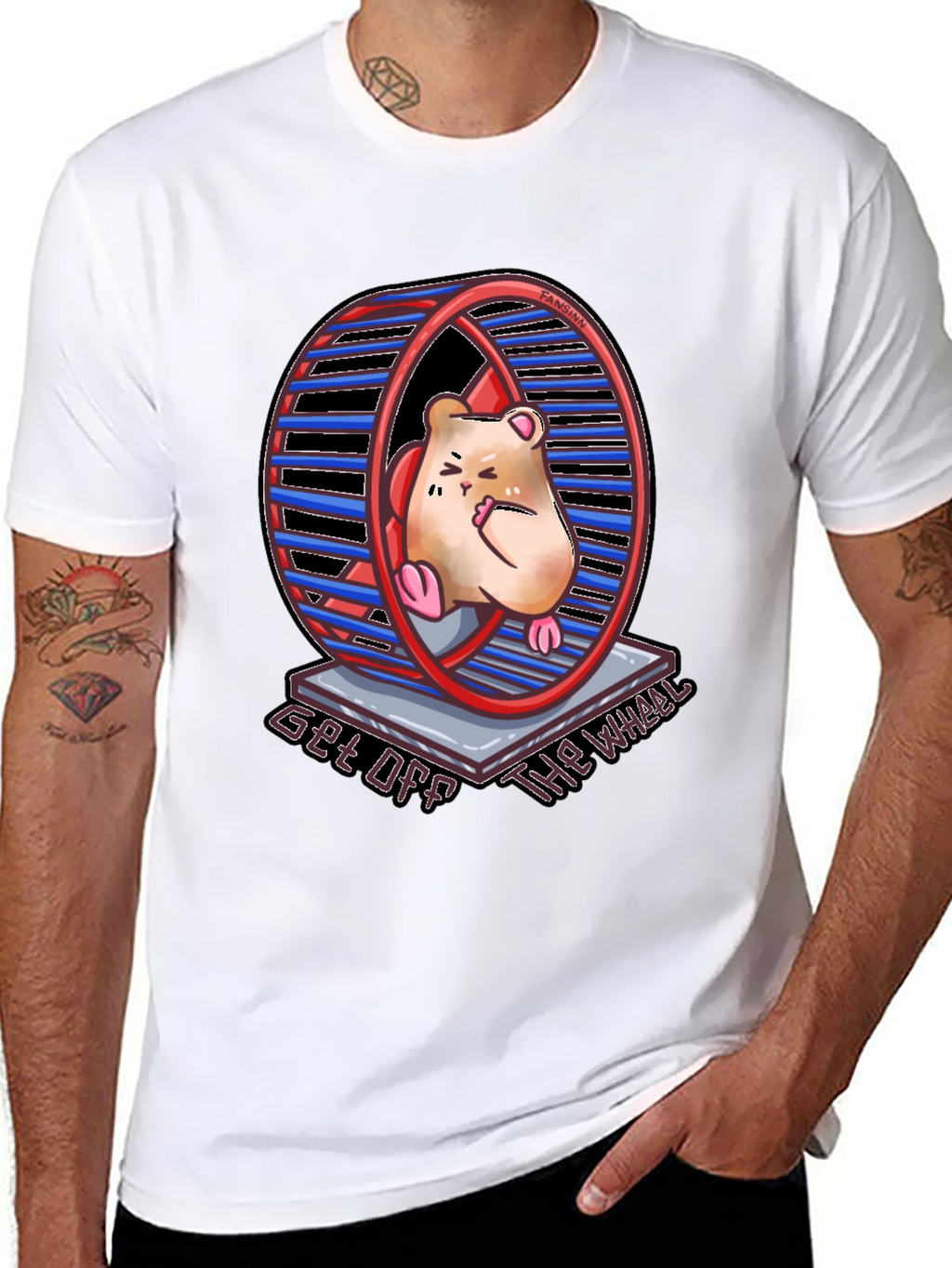 Get Off the Wheel Hamster T-Shirt