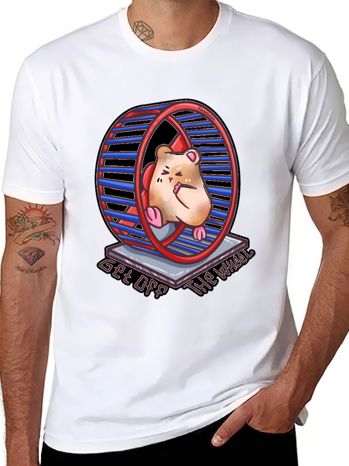 Get Off the Wheel Hamster T-Shirt