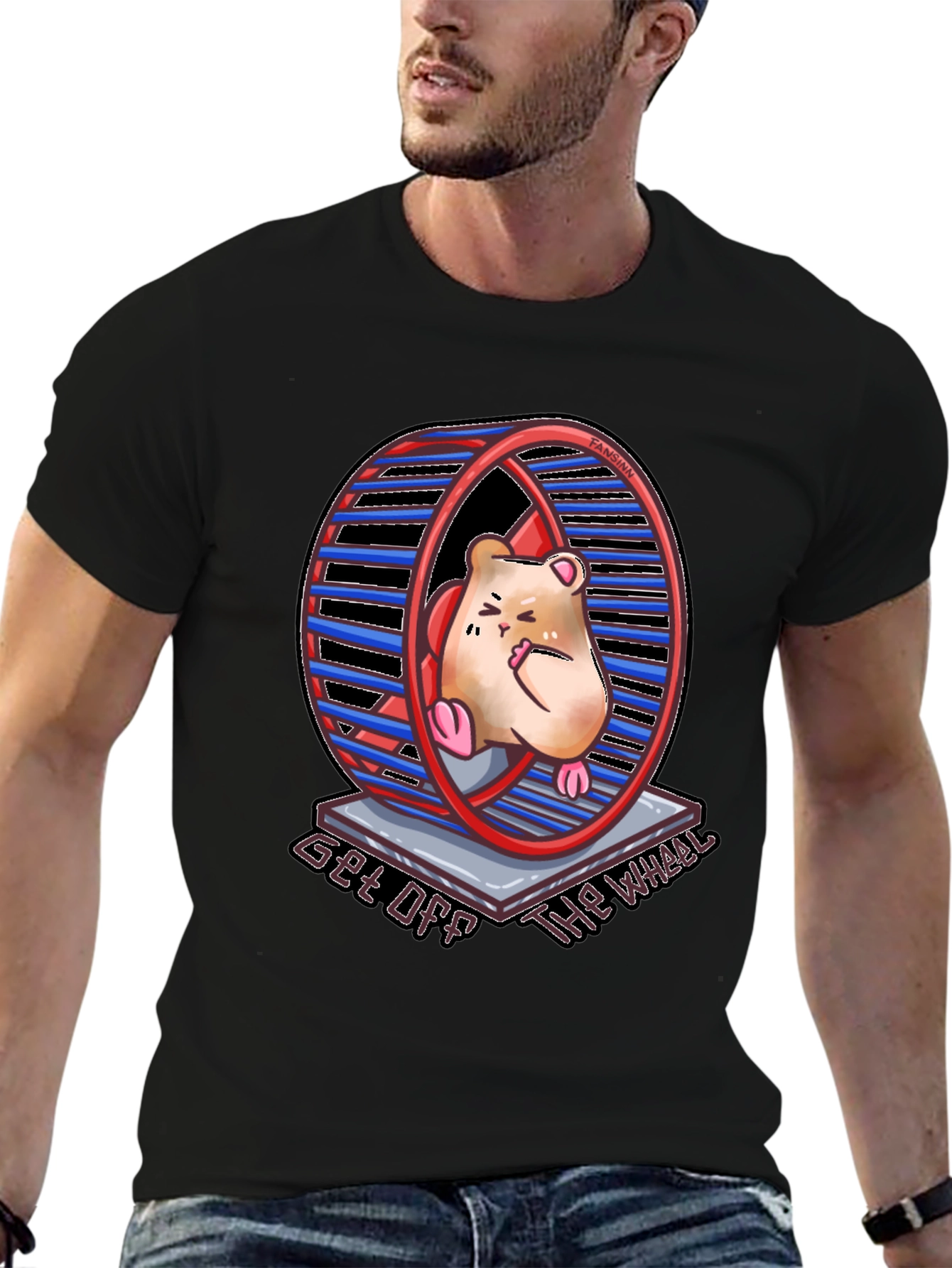 Get Off the Wheel Hamster T-Shirt
