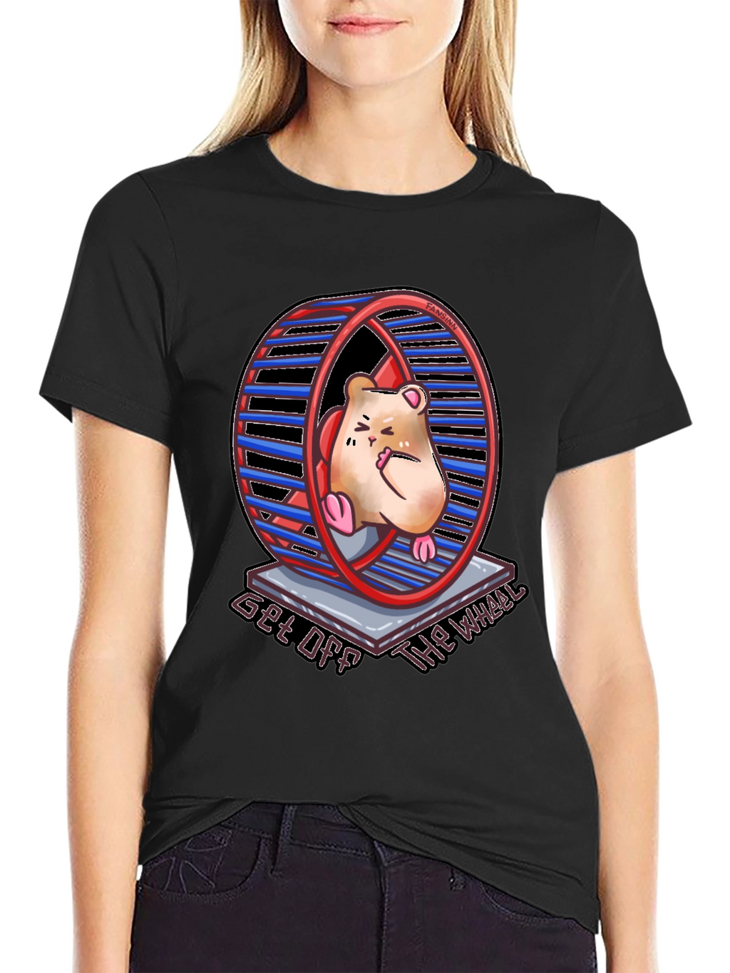Get Off the Wheel Hamster T-Shirt