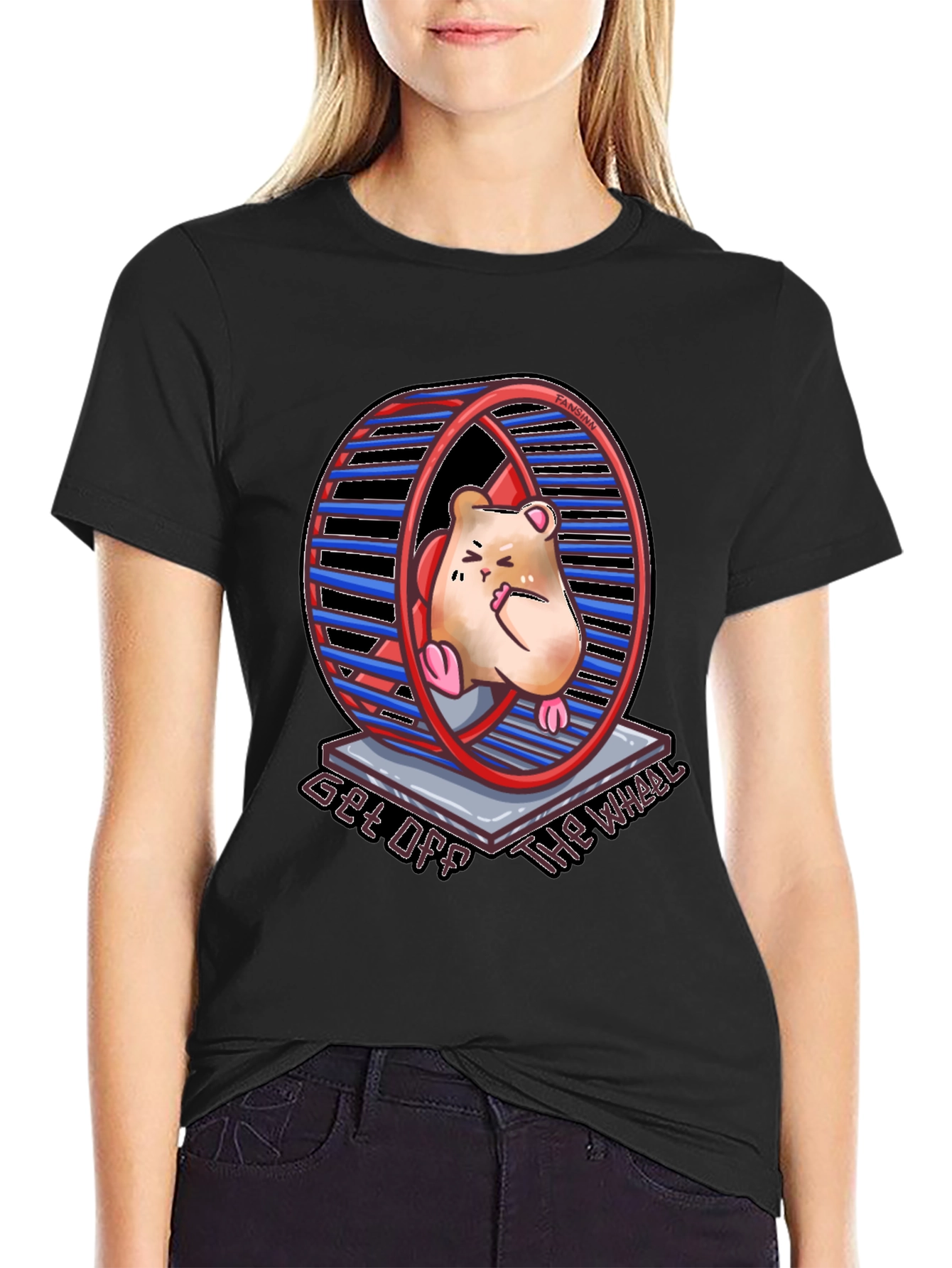 Get Off the Wheel Hamster T-Shirt