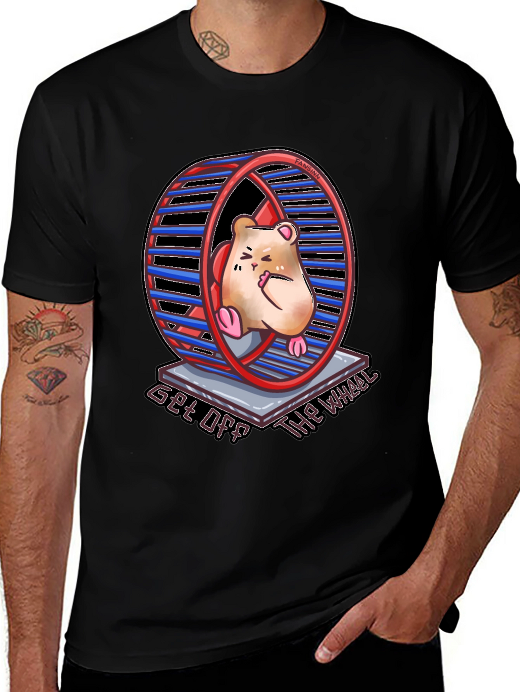 Get Off the Wheel Hamster T-Shirt
