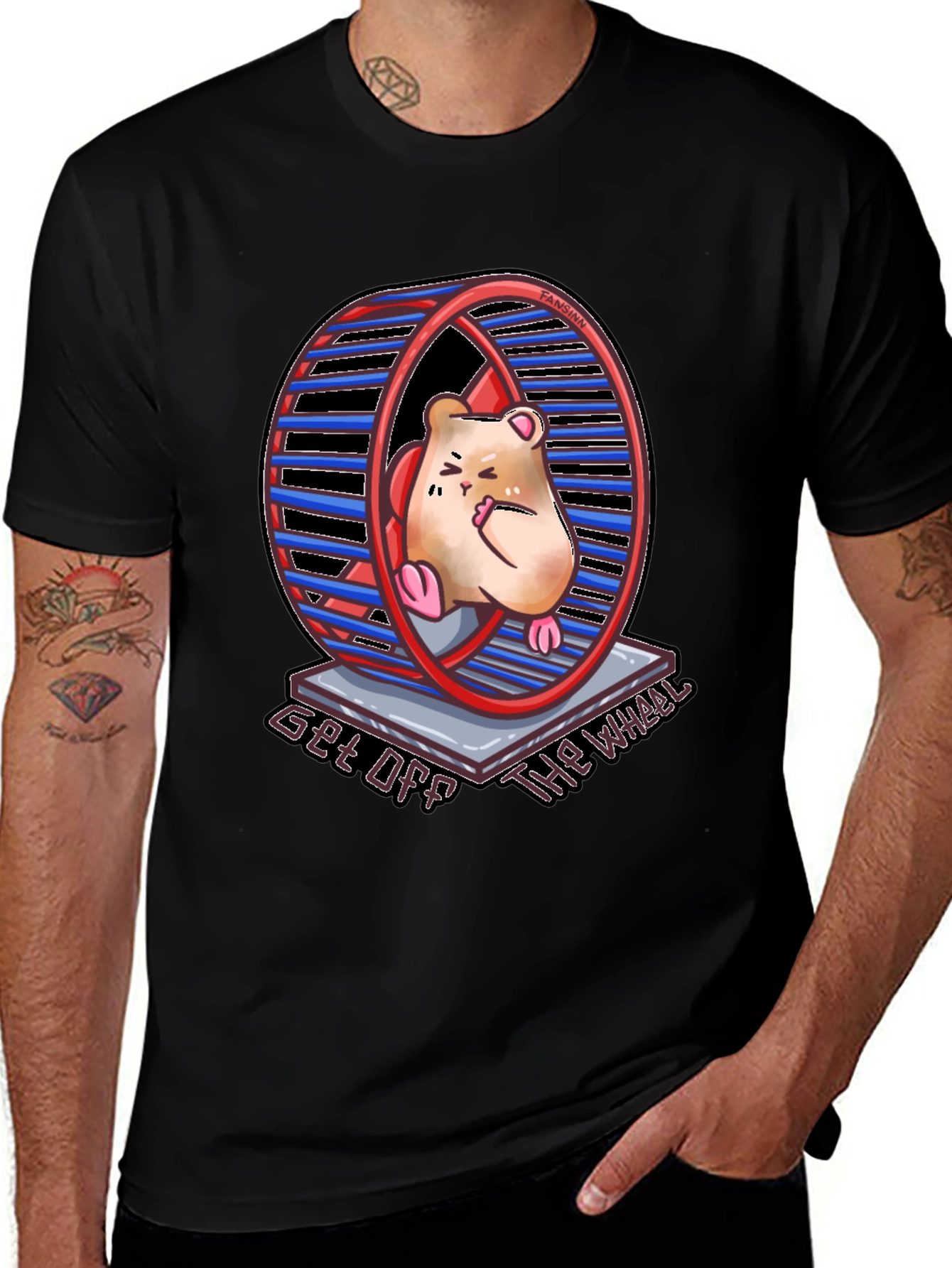 Get Off the Wheel Hamster T-Shirt