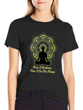 Meditate Then Do T-Shirt - Yoga Mandala