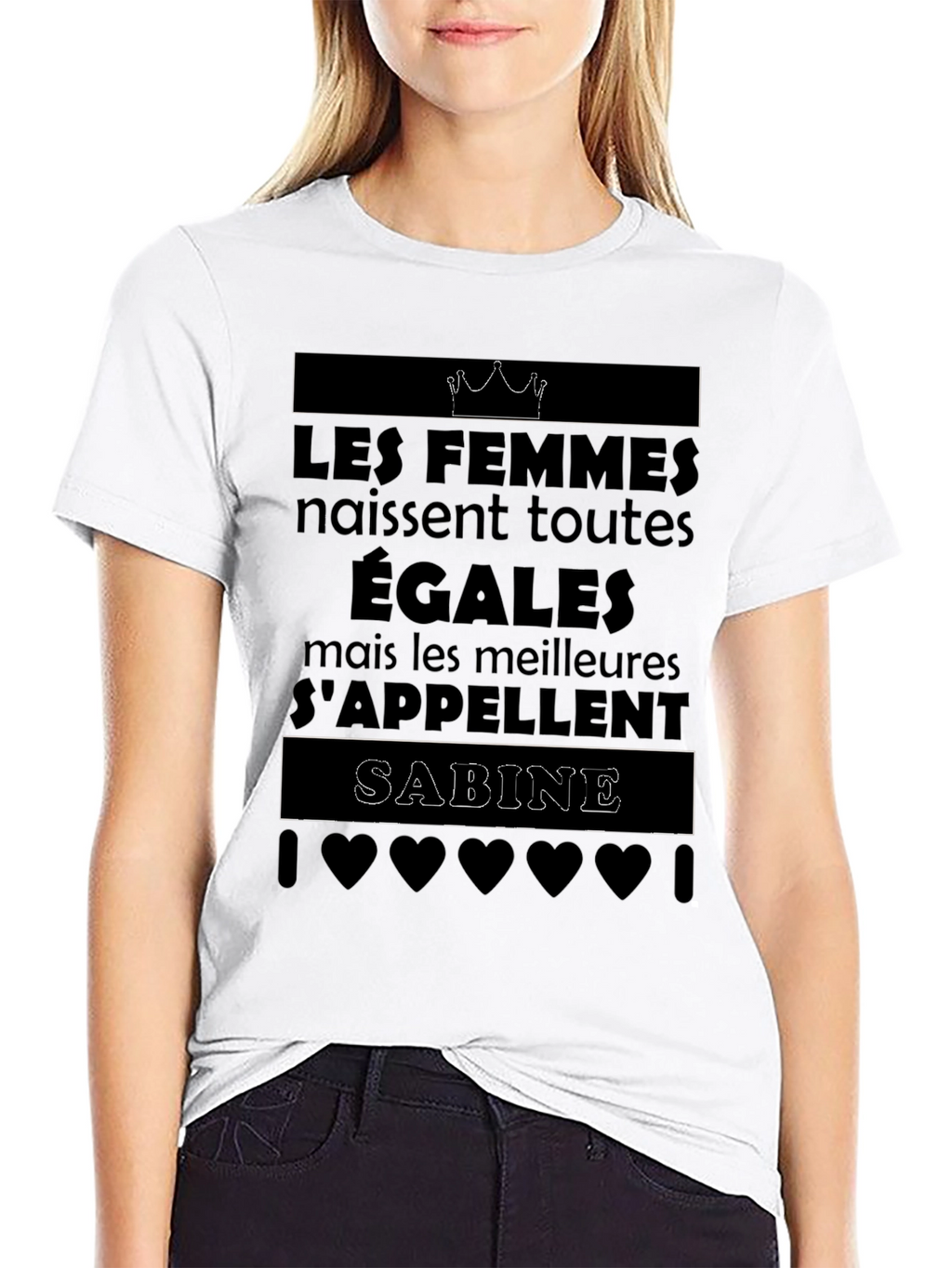 Women are Equal Name Sabine T-Shirt