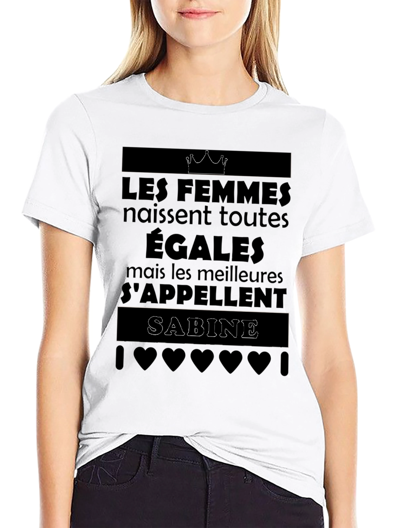 Women are Equal Name Sabine T-Shirt