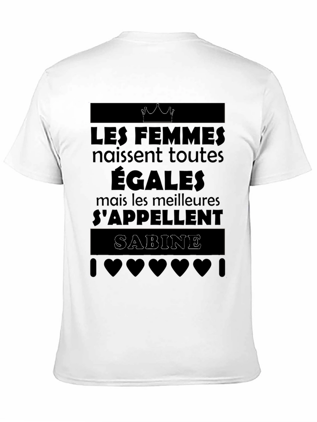 Women are Equal Name Sabine T-Shirt