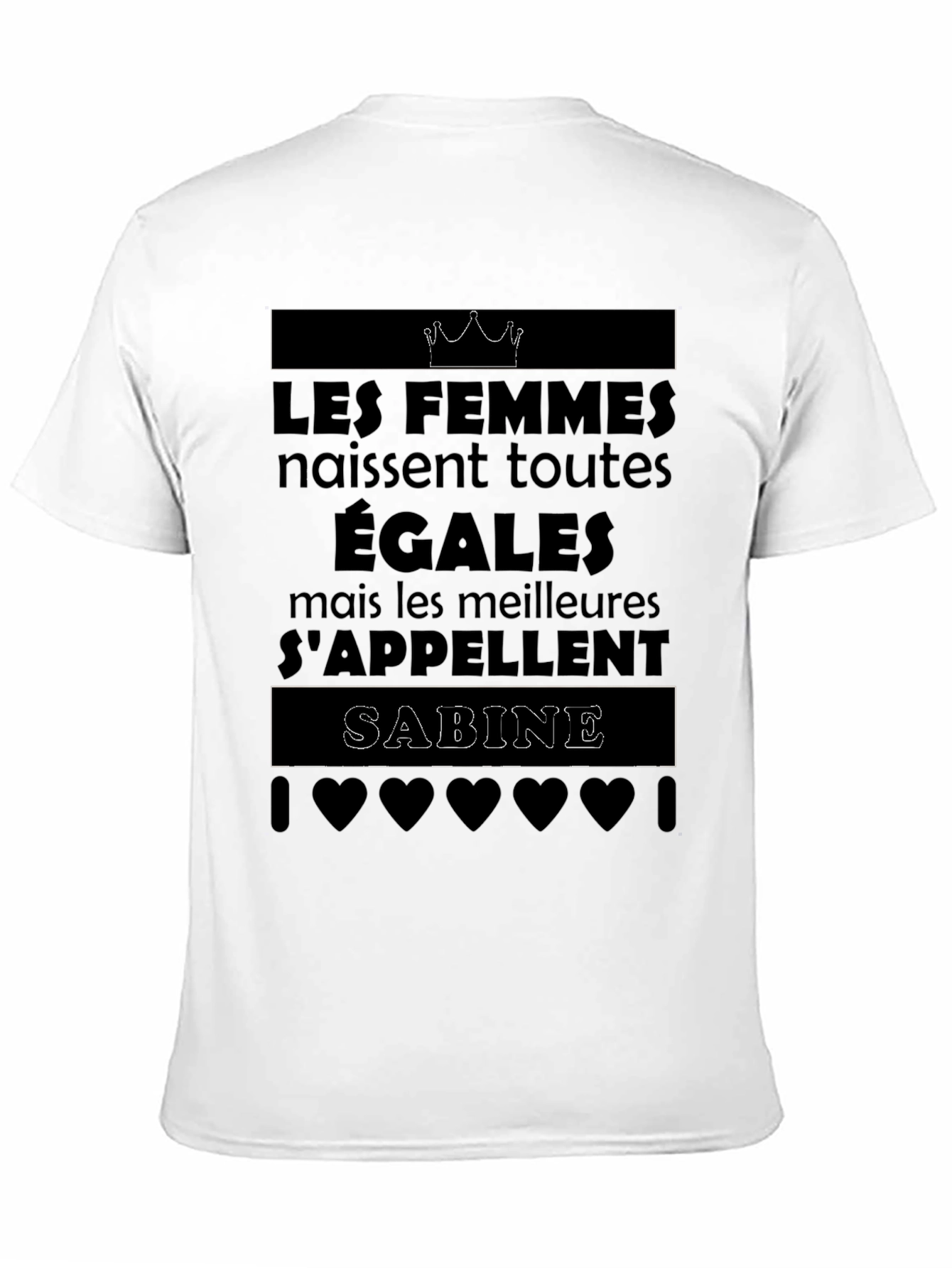 Women are Equal Name Sabine T-Shirt