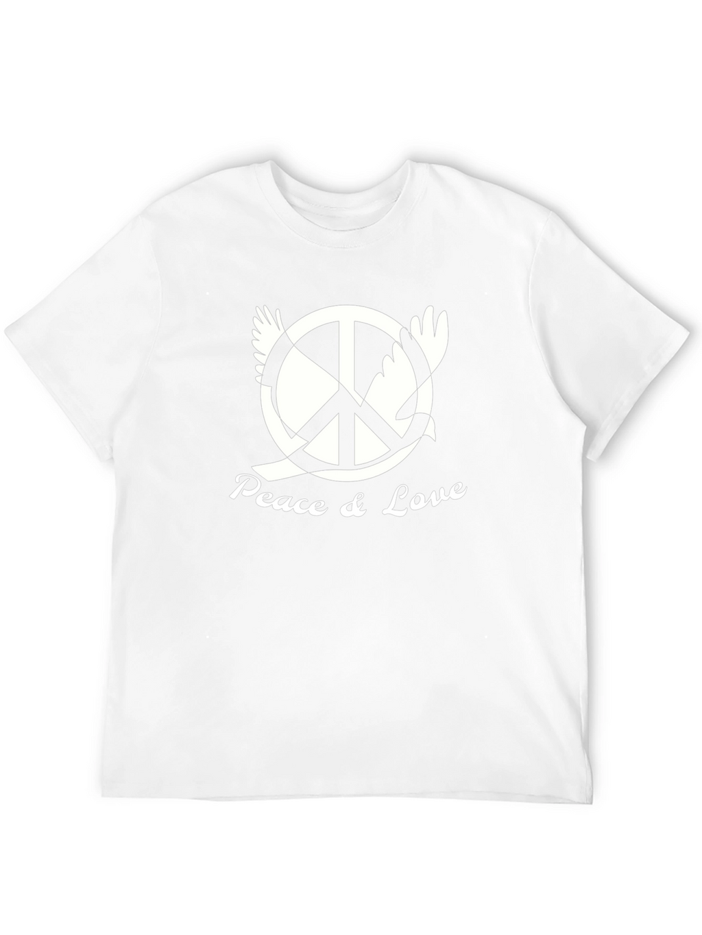 Peace & Love Graphic Tee - Black