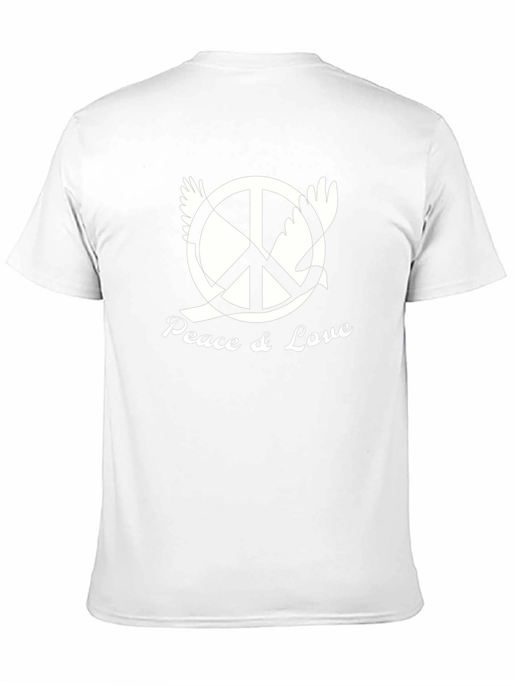 Peace & Love Graphic Tee - Black