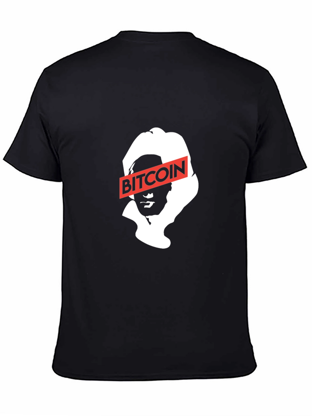 Bitcoin Satoshi Nakamoto Black Graphic Tee