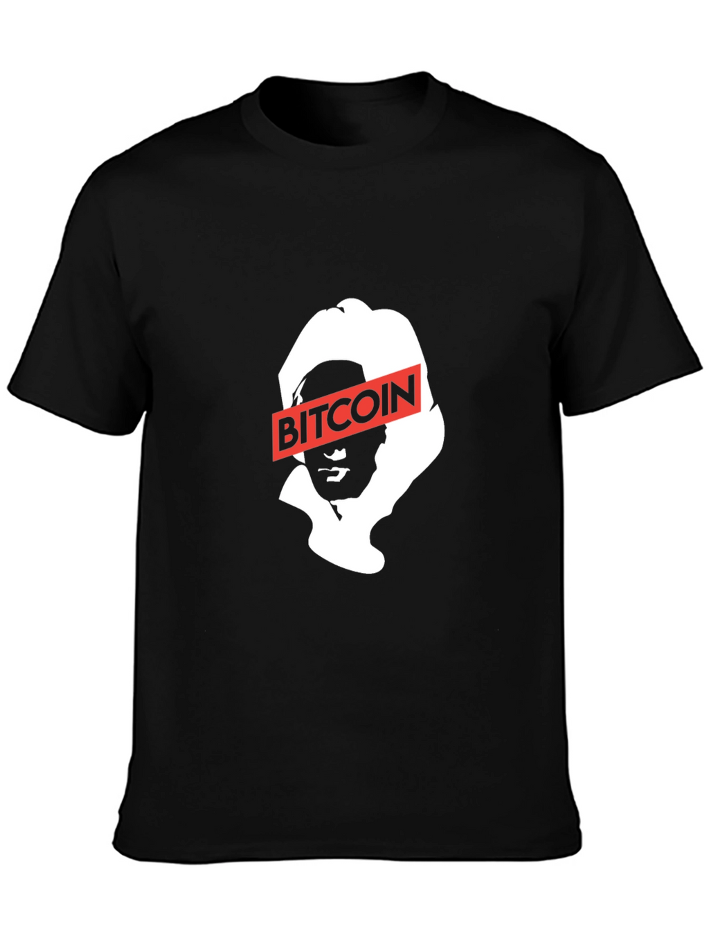Bitcoin Satoshi Nakamoto Black Graphic Tee