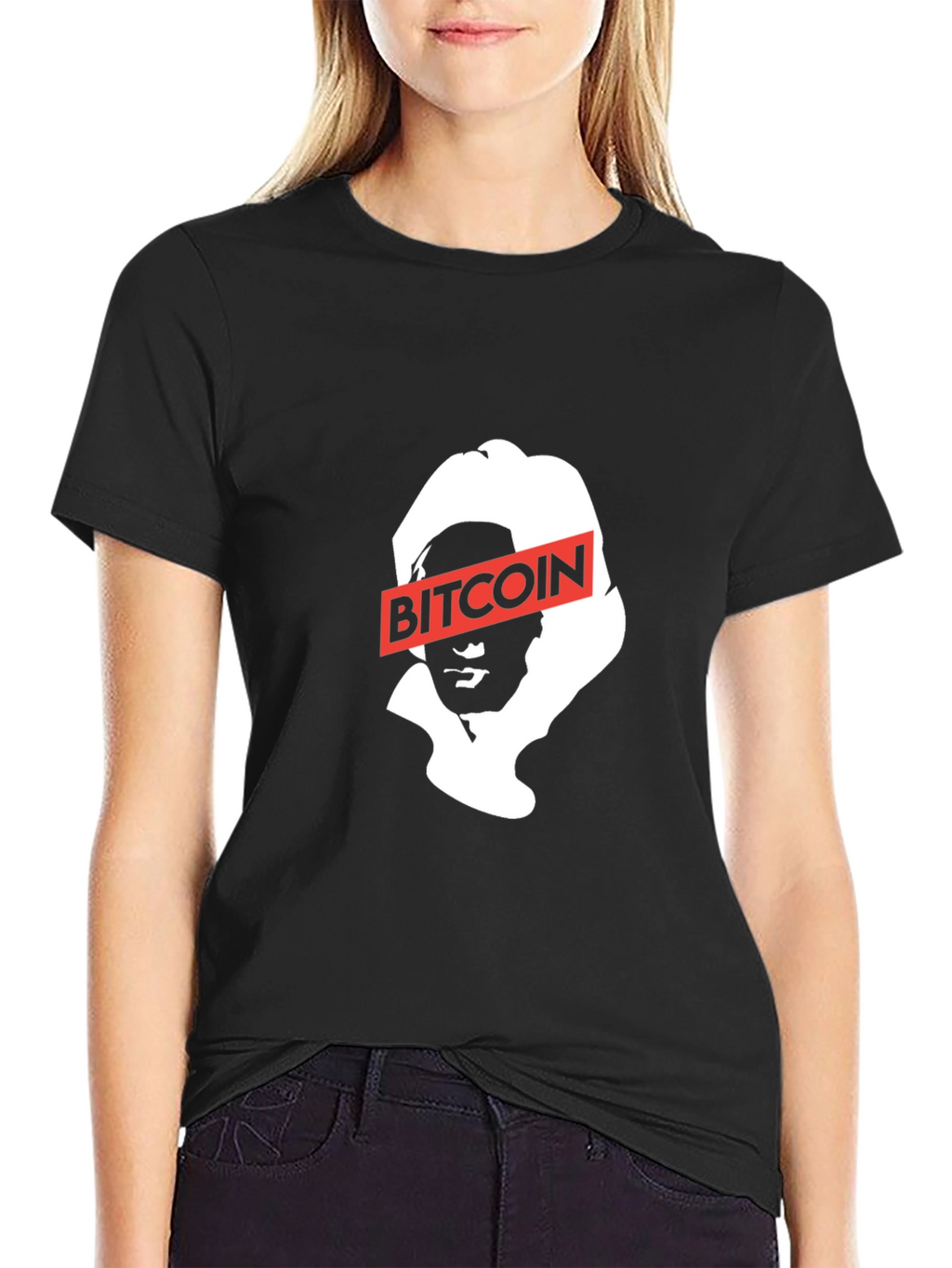 Bitcoin Satoshi Nakamoto Black Graphic Tee