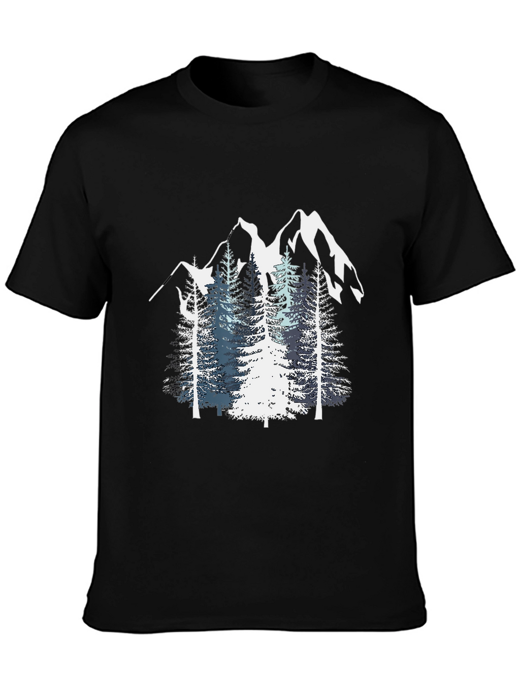 Mountain Pine Tree Graphic Tee - Nature Inspired