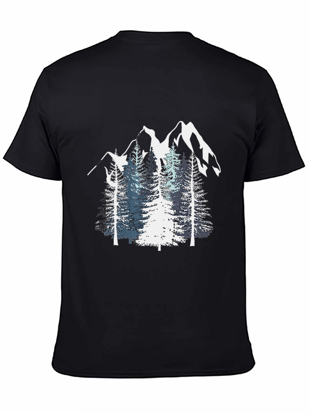 Mountain Pine Tree Graphic Tee - Nature Inspired