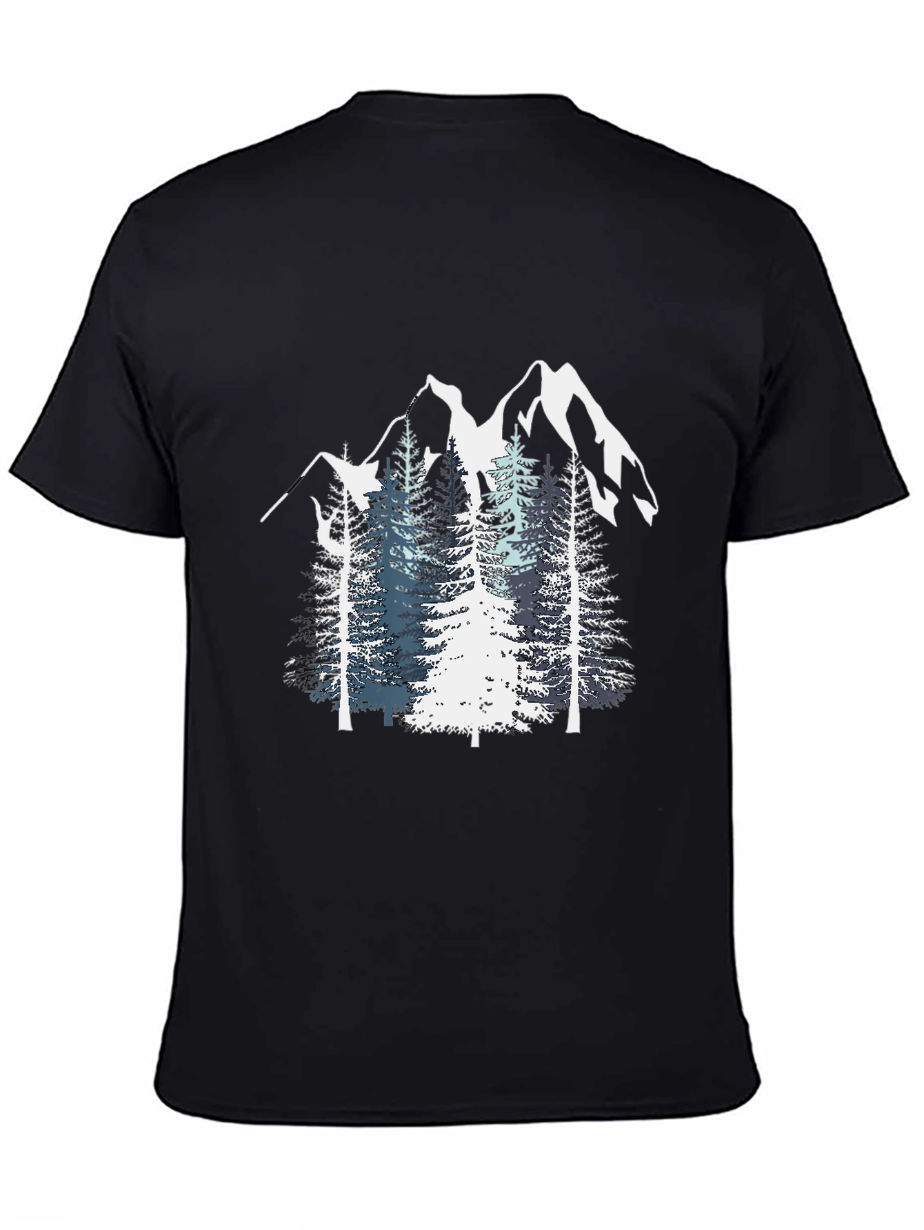 Mountain Pine Tree Graphic Tee - Nature Inspired