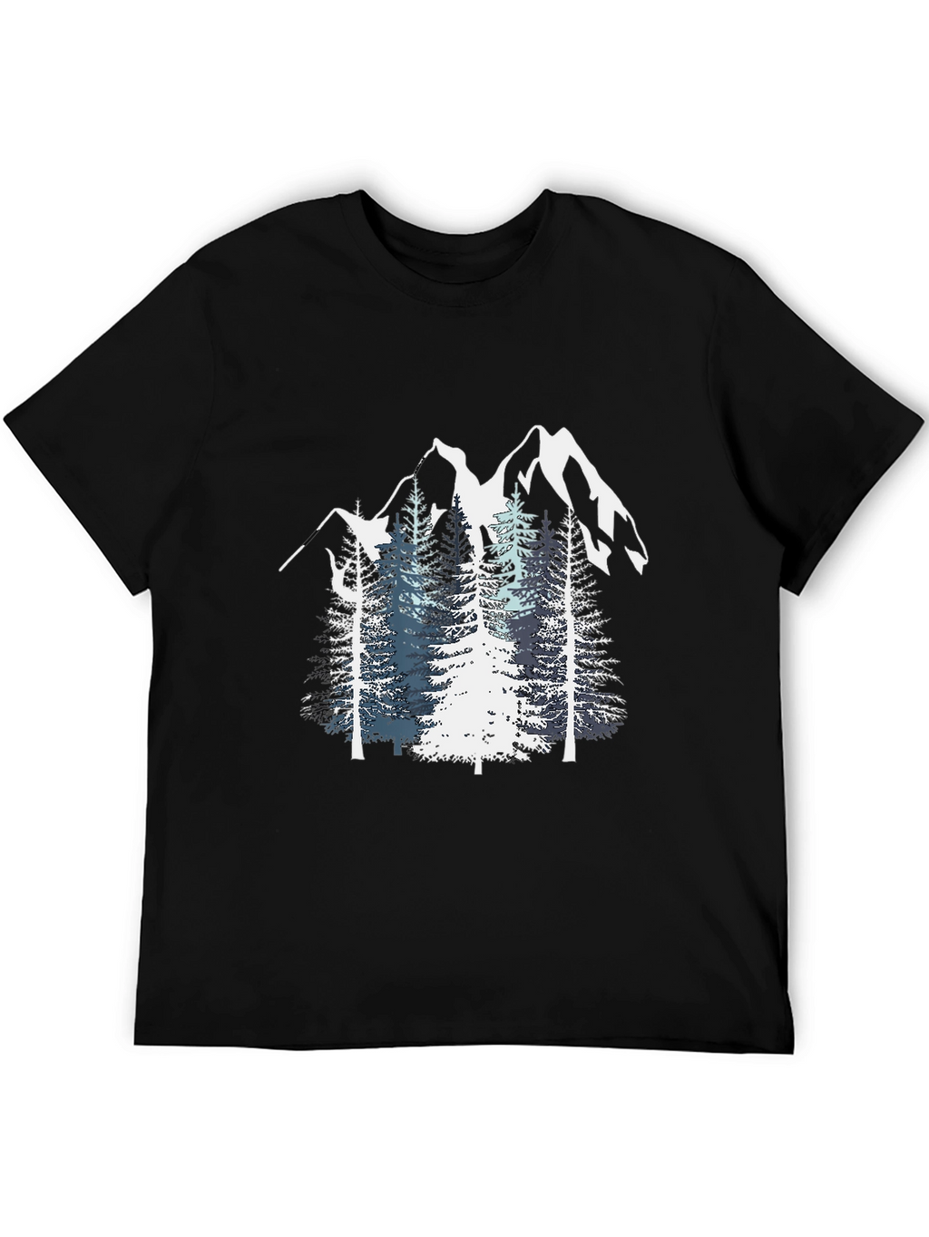 Mountain Pine Tree Graphic Tee - Nature Inspired