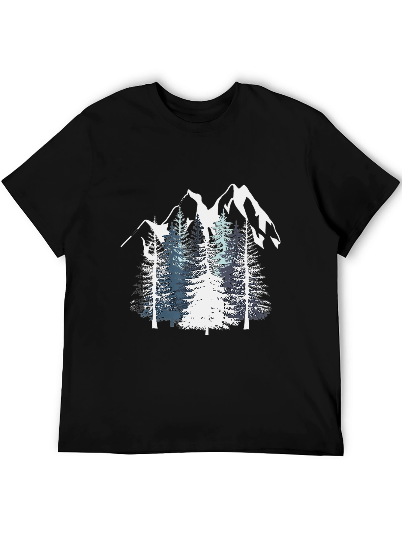 Mountain Pine Tree Graphic Tee - Nature Inspired