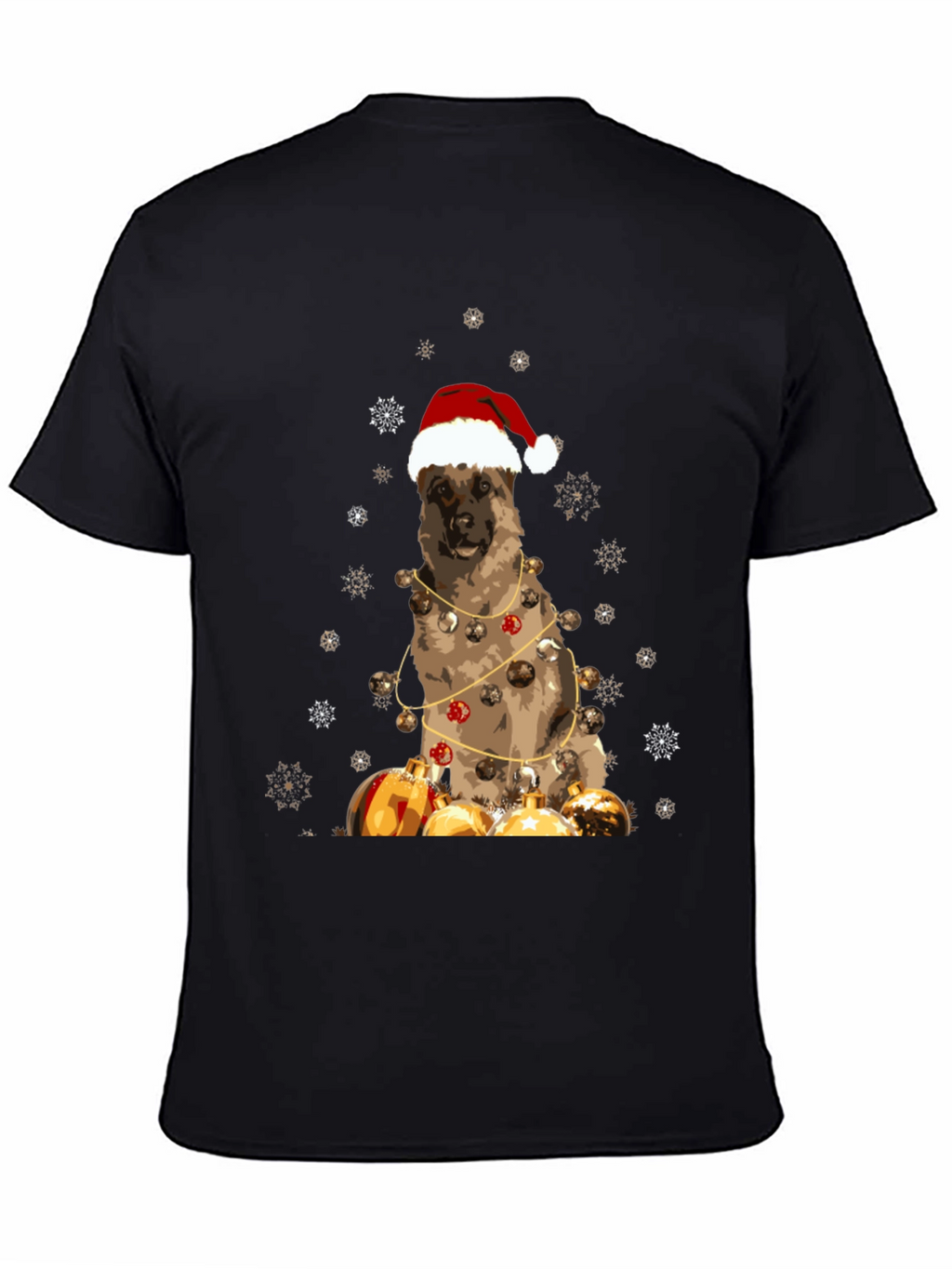 Festive Dog Christmas T-Shirt