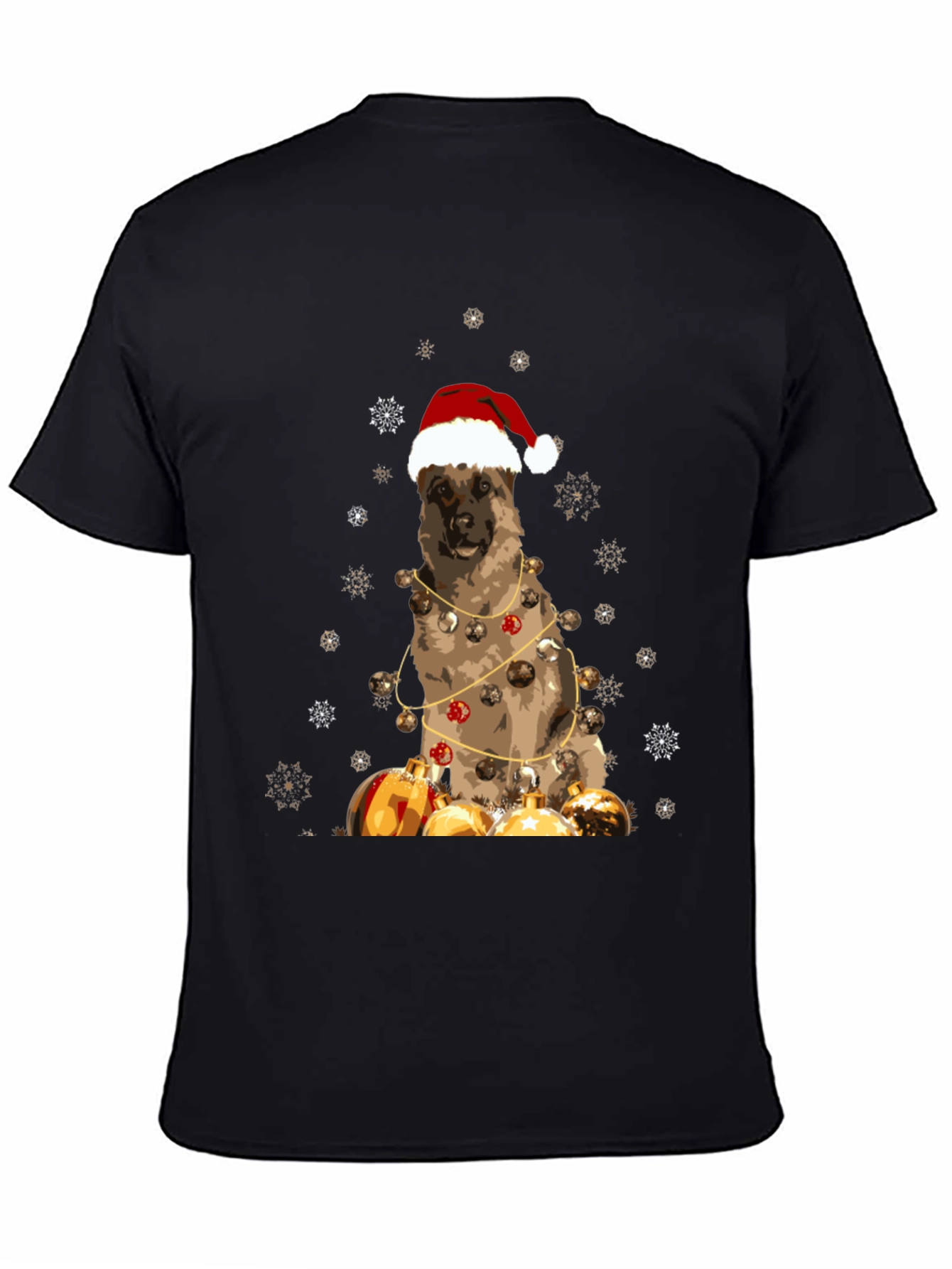 Festive Dog Christmas T-Shirt