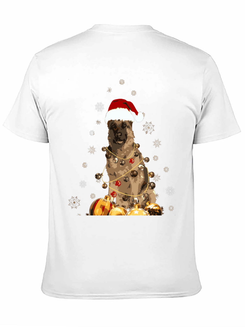 Festive Dog Christmas T-Shirt