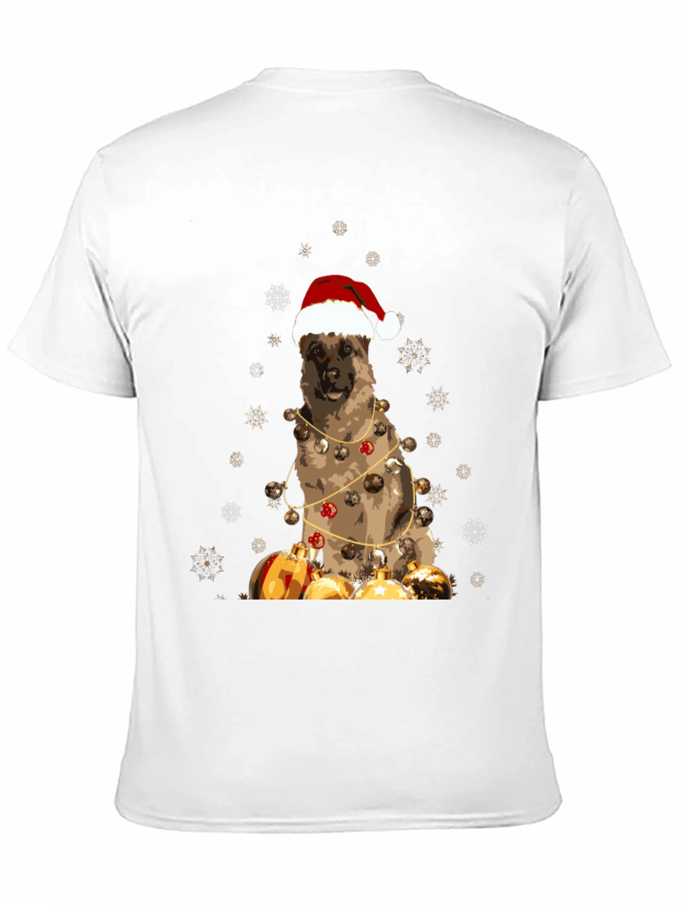Festive Dog Christmas T-Shirt