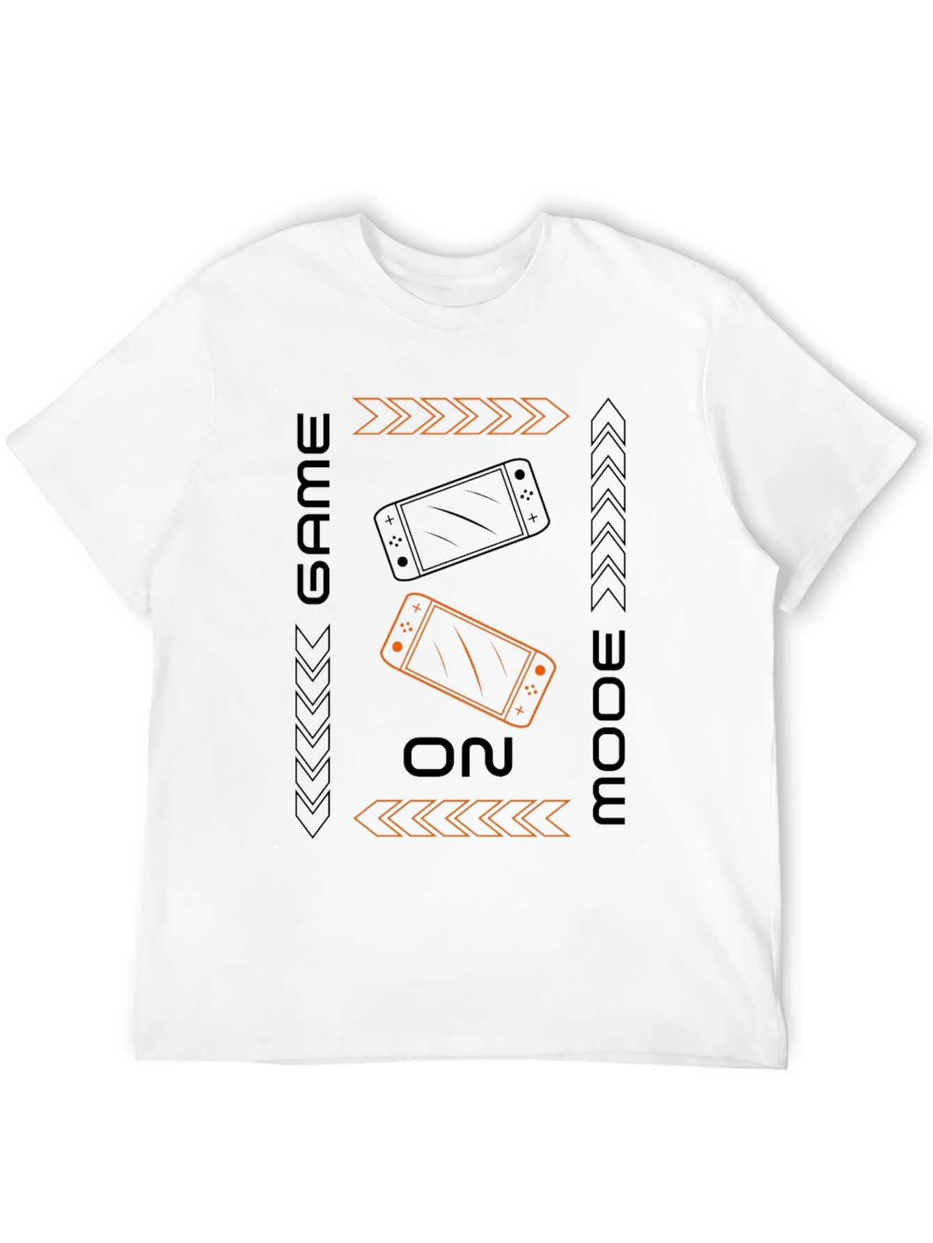 Game On Mode Black T-Shirt