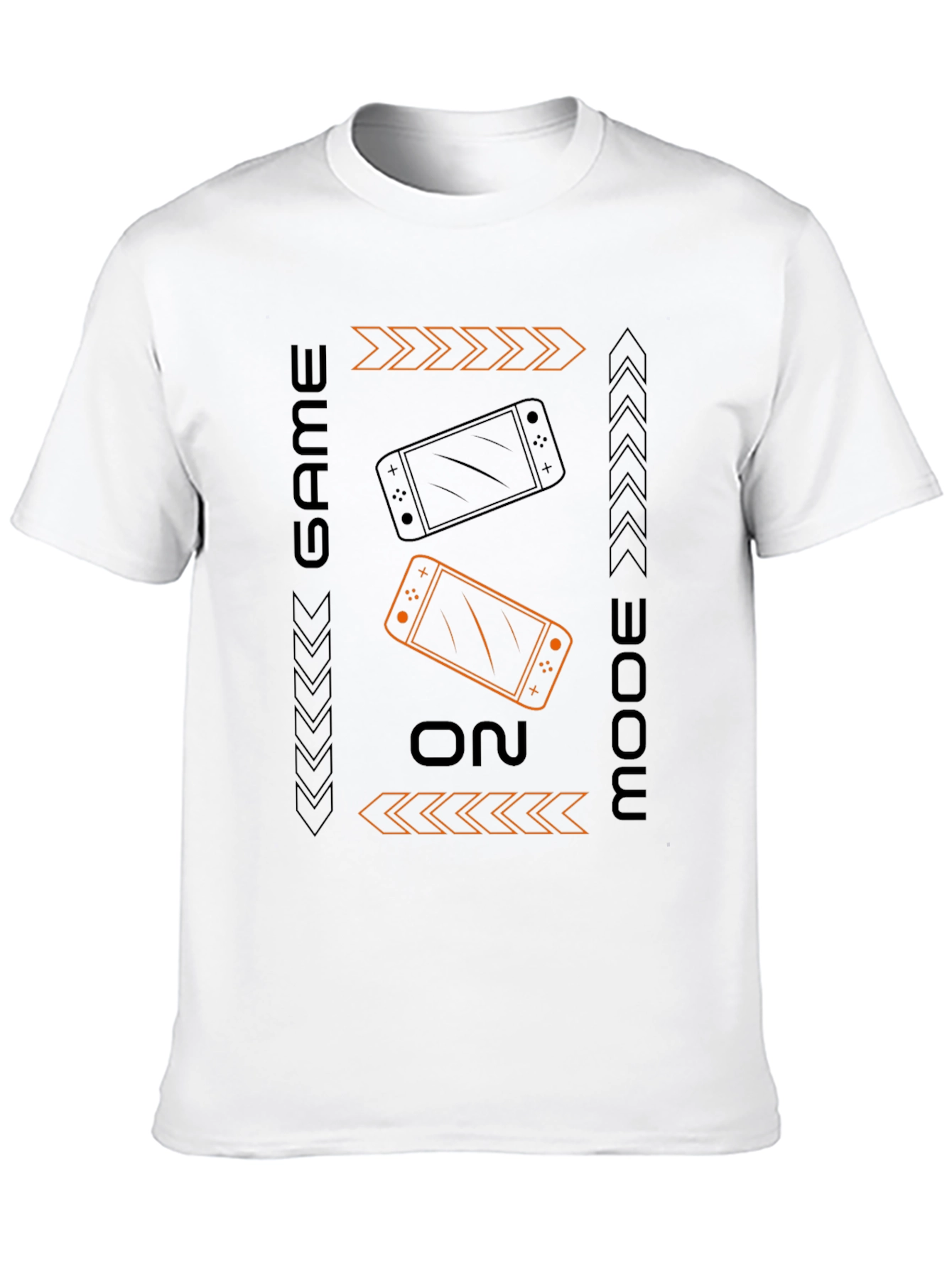 Game On Mode Black T-Shirt