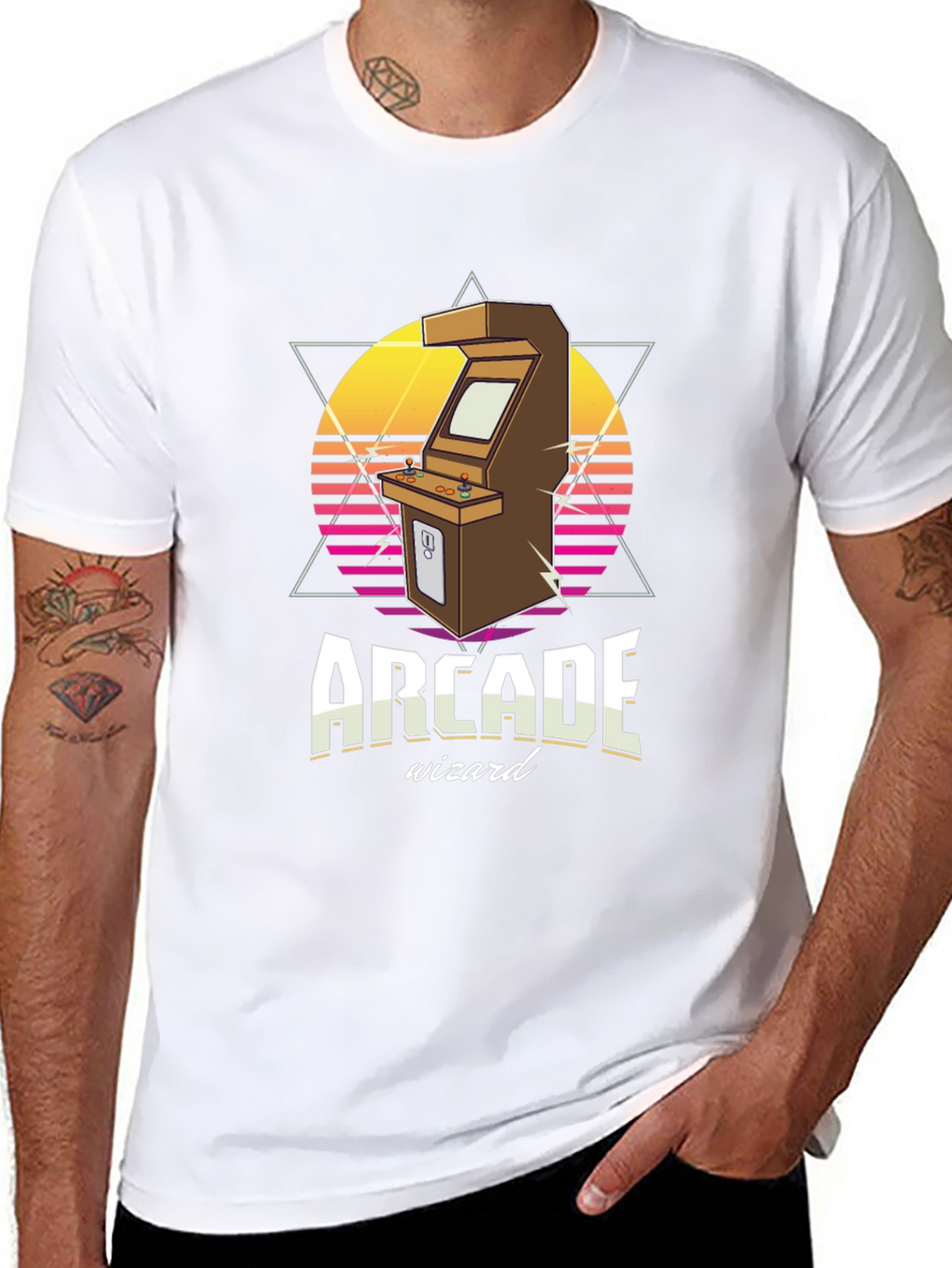 Arcade Wizard Retro Gaming T-Shirt